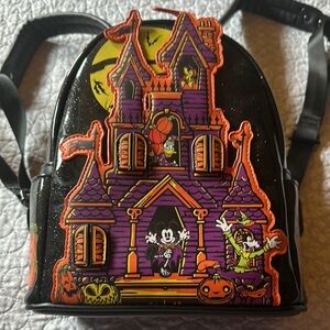 Disney Parks Loungefly Pumpkin Backpack